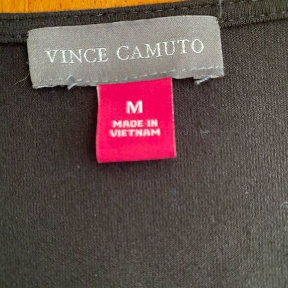 Vince Camuto Black Open Cardigan Swing Sweater Sz M - Picture 3 of 3